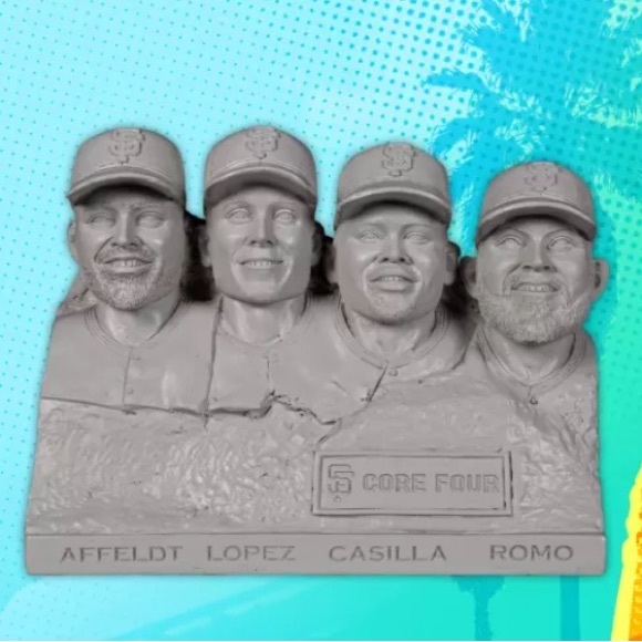 San Francisco Giants Mt. Core Four Statue - Picture 2 of 3